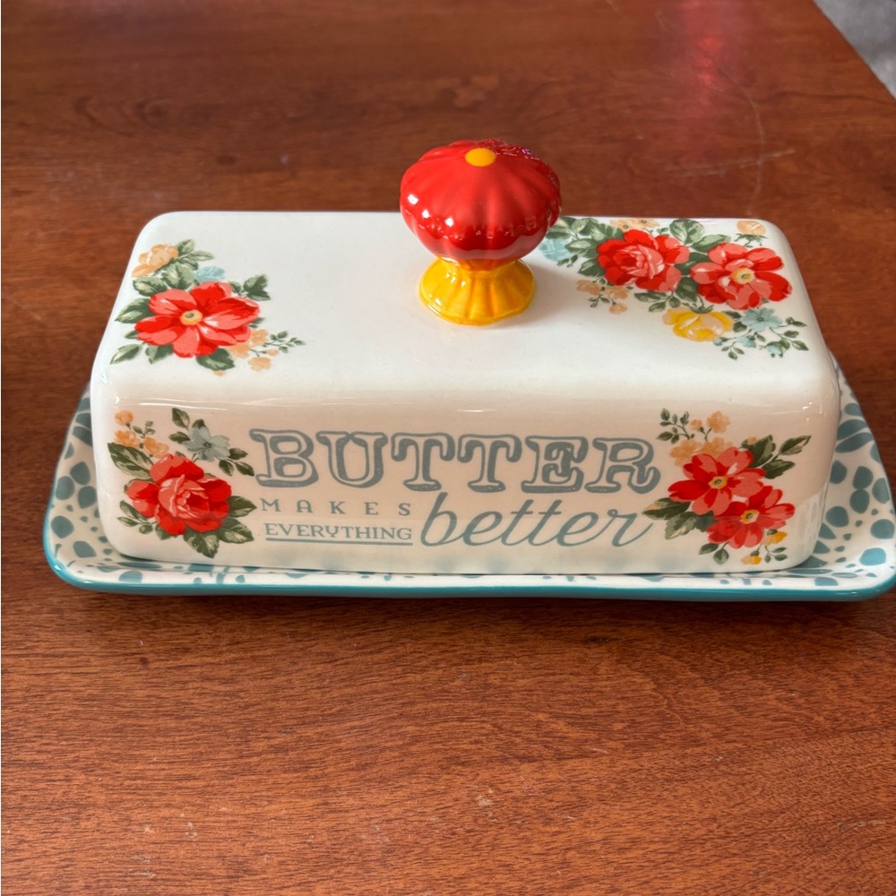 Pioneer Woman Butter Dish, Discontinued